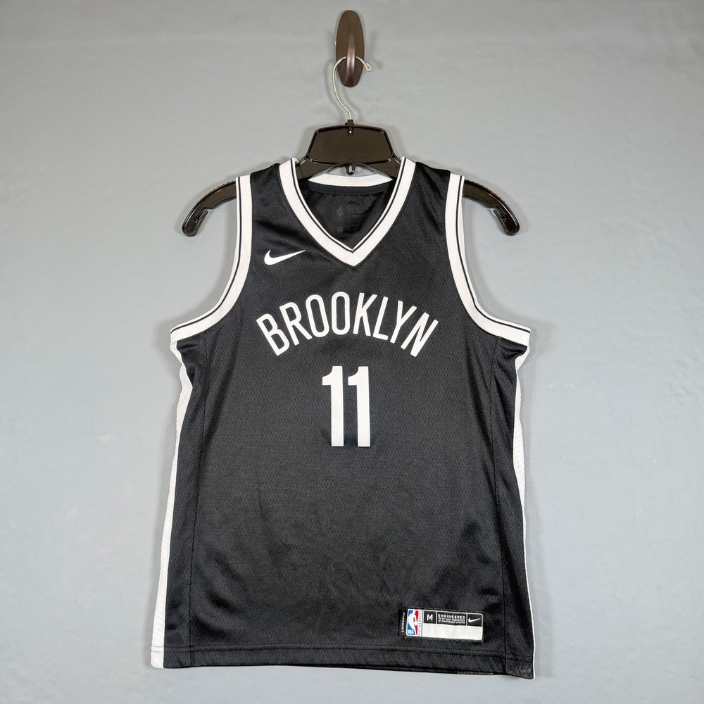 Nike Kyrie Irving Brooklyn Nets Authentic Swingman Black Jersey #11 Size M